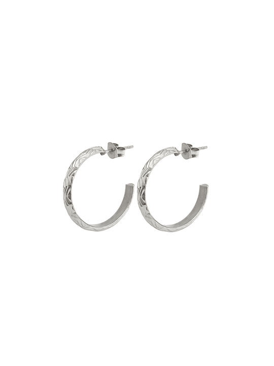 Earrings Hoops made of Steel