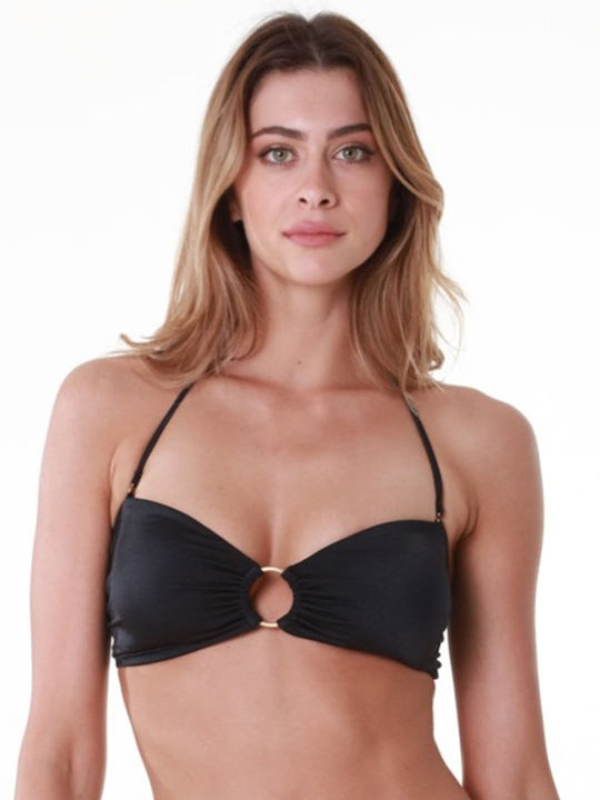 Elinal Bikini Swim Top Black