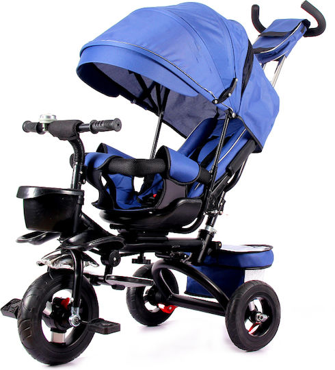 Homeone Tricycle Bike with Parental Handle for 1-4 Years Blue