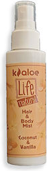 Kaloe Hair Body Mist Coconut Vanilla 100ml Kaloe Hair Body Mist Coconut Vanilla 100ml