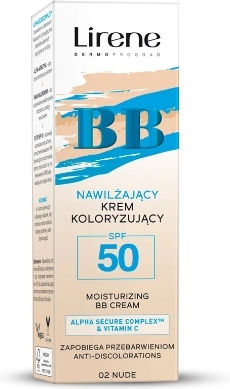 Lirene BB Nude Cream Face Day with SPF50 30ml