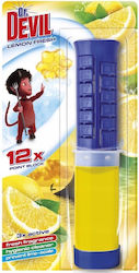 Lemon-scented Devil Toilet Gel Puck 75 Ml Bottle