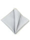 Gray Silver Solid Pocket Square 26*26cm Stitching L-047-h-20