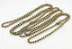 Antique Bronze Chain Beads 1.5mm 65cm 1 piece