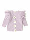 Kinderstrickjacke Lila