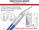 Mirage Precision Knife + 5 Blades (blue) Cutter de modelare 1buc