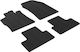 Gledring Set of Front and Rear Mats 4pcs for Peugeot 308 Opel Astra Black