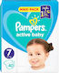 Pampers Tape Diapers Active Baby No. 7 for 15+ kgkg 40pcs