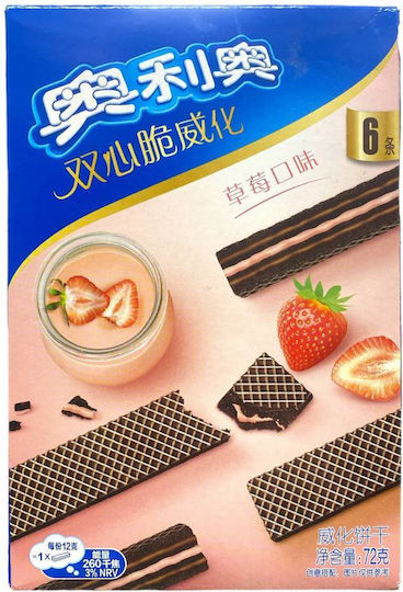 Oreo Wafer Strawberry 72gr