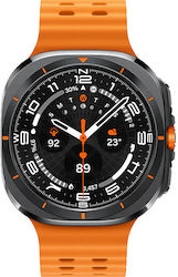 Samsung Galaxy Watch Ultra Titanium 47mm Αδιάβροχο με eSIM και Παλμογράφο (Titanium Gray)