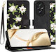 Techsuit Back Cover Silicon Negru (Honor 200 - Techsuit FlipCraft - Flori ale Zorilor)