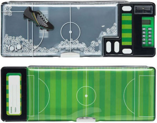 Children's Retro Pencil Case Calculator Football Sprinkles 26x9x3cm Yolo