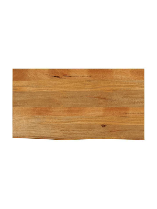 vidaXL Solid Wood Table Surface 100x60x2.5cm