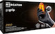 AMiO Gloves for Work Disposable Black Nitrile 50pcs