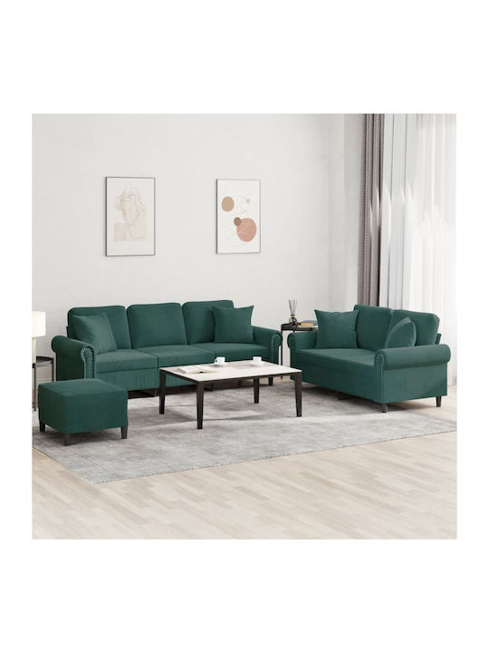 Σετ Σαλονιού 3-Sitzer & 2-Sitzer & Hocker