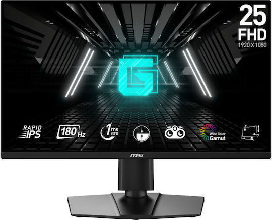 MSI G255PF E2 IPS Monitor 24.5" FHD 1920x1080 180Hz με Χρόνο Απόκρισης 1ms GTG