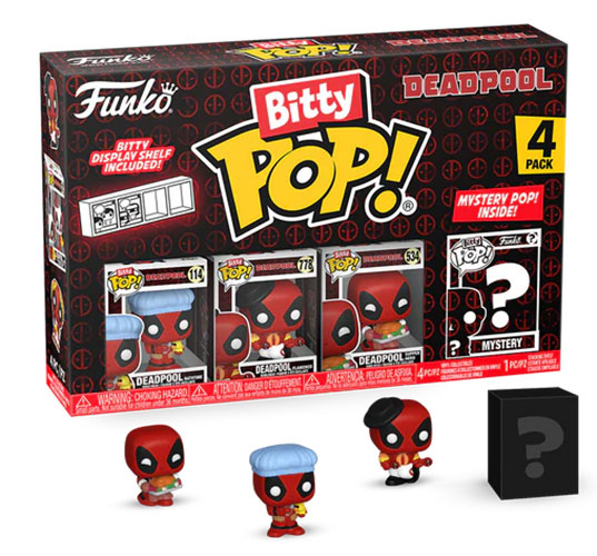 Funko Bitty Pop! 4-Pack: Deadpool - Bathtime Vinyl Figures