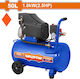 Wadfow Einphasig Luftkompressor 96dB mit Leistung 2.5hp und Lufttank 50Es WAP3A50