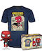 Funko Pop Tee Adult Spider-man Comic Cover Metallic Vinyl Figure T-shirt M 889698779470