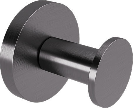 Verdi Omicron Single Wall-Mounted Bathroom Hook ​4.4x4.4cm Black
