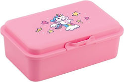 Plastic Food Container Pink Unicorn 750ml 168x109x62 mm Papirus 98390