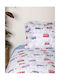 Sunshine Kids Duvet Cover Single Cotton Sunshine (yellow) 170x250cm