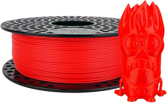 Azurefilm PLA 3D Принтер Филамент 1.75мм Неоново Червен 1кг 1бр Макарa
