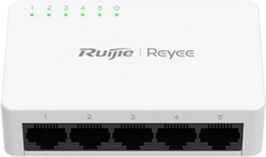 Ruijie RG-ES05G-L Unmanaged L2 Switch με 5 Θύρες Gigabit (1Gbps) Ethernet