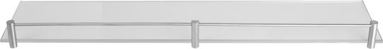 Karag Επιτοίχια Ραφιέρα Μπάνιου Γυάλινη 60x11x4cm