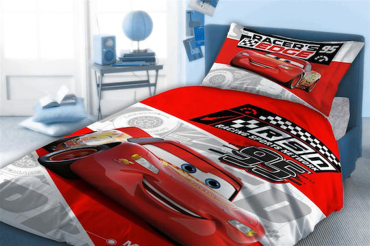 Disney Детско покривало Единично Cars Pink 160x240cm