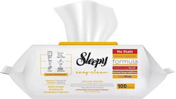 Sleepy Easy Clean Μαντηλάκια Καθαρισμού Γενικής Χρήσης με Λευκό Ξύδι 100 τμχ Sleepy Easy Clean Μαντηλάκια Καθαρισμού Γενικής Χρήσης με Λευκό Ξύδι 100 τμχ