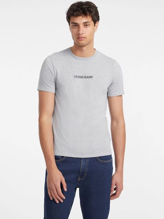 Guess T-shirt Bărbătesc cu Mânecă Scurtă GRI