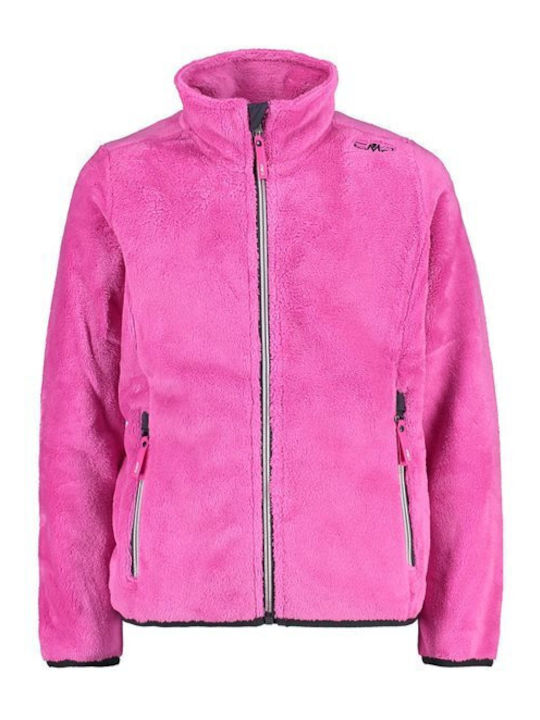 CMP Kinderstrickjacke Fleece Lila Highloft