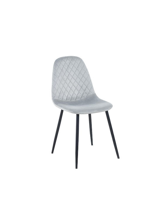 Iris Dining Room Fabric Chair Grey