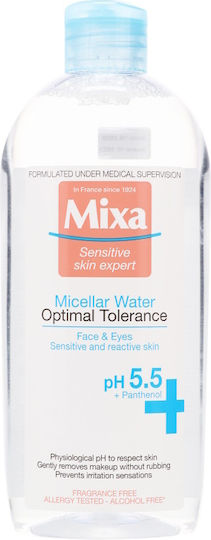 Mixa Micellar Water Αφαίρεσης Μακιγιάζ Προσώπου 400ml