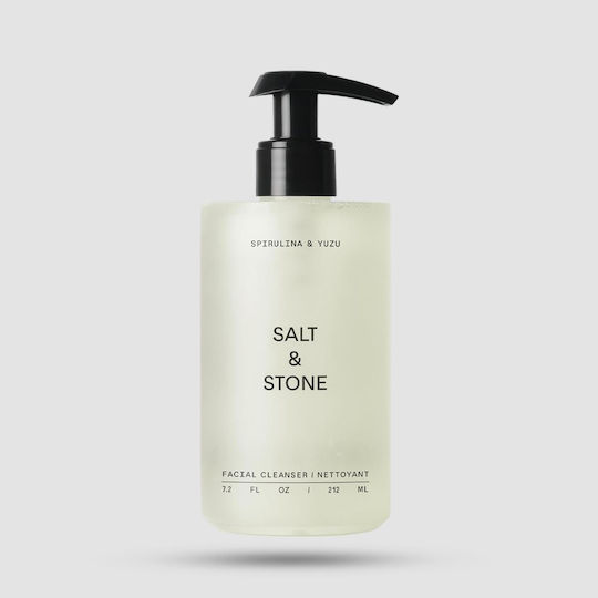 Salt & Stone Sprirulina & Yuzu Течен Почистване Лице 212мл