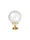 Lido Outdoor Floor Lamp Globe for Exterior Space IP43 Bronze