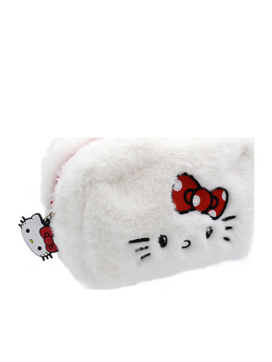 Hello Kitty Kids Wallet with Zipper White