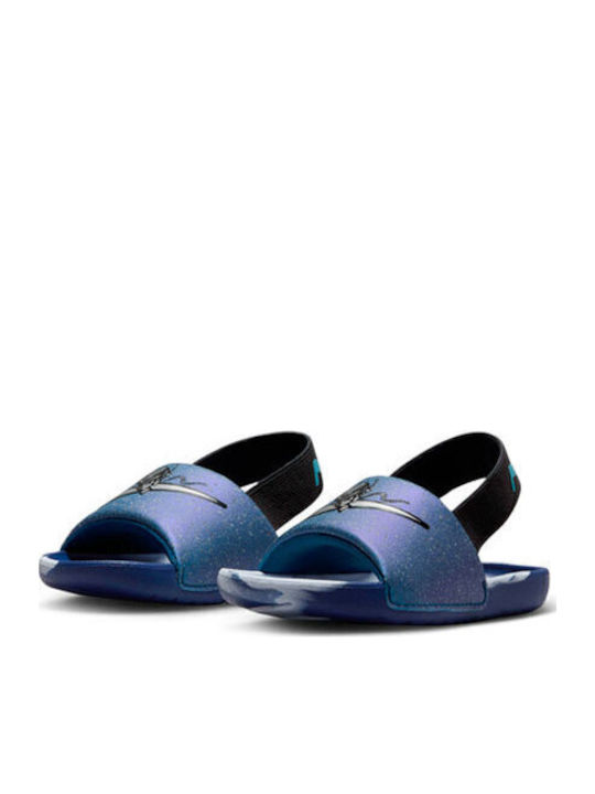 Детски джапанки тип слайдове Deep Royal Blue/Off-Noir Kawa Se Td