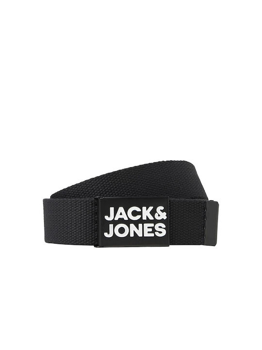 Jack & Jones Ανδρική Ζώνη Μαύρη