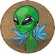 Plastik Hanf Alien Grinder 60mm 2 Teile