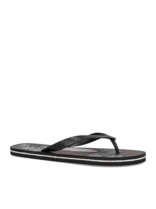 Migato Herren Flip Flops Schwarze