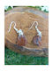 Brown Teardrop Earrings