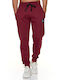 Bodymove Men's Sweatpants Burgundy