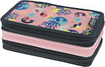 Herlitz Pencil Case with 3 Compartments Peacock