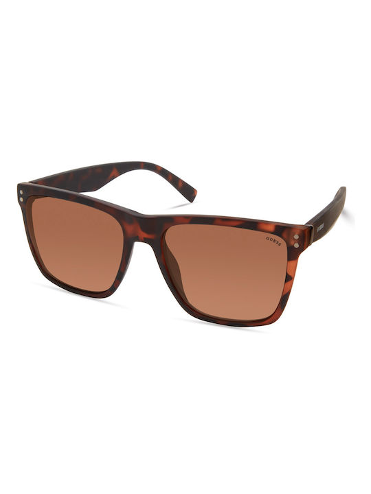 Guess Sunglasses with Brown Tartaruga Plastic Frame and Brown Lens GF0235 52E