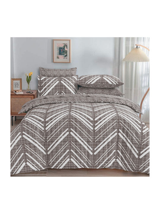 Casa Colori Duvet Cover Cotton Double 200x240 C...