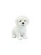Μαλτέζ Μπισόν Φριζέ Maltese Bichon Frize Σκυλάκι Καθιστό Ρητίνη 11.5 X 14 X 15.5 Cm
