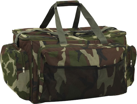 Waterproof Fishing Bag Green Camouflage Oxford Fabric Green 57 X 35 X 34 Cm