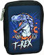 Bmu Double Square Pencil Case T-rex